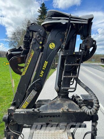MAN TGX 33.500 4X6 HOLZ KRAN ANHÄNGER Hout-Bakwagens
