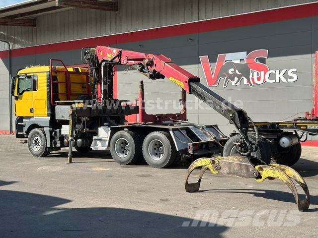 MAN TGX 33.540 6x4 BL Langholz TAJFUN Holztransporter