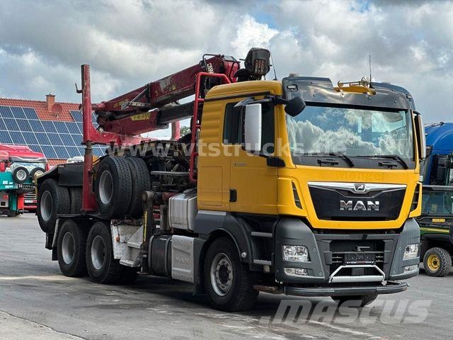 MAN TGX 33.540 6x4 BL Langholz TAJFUN Holztransporter