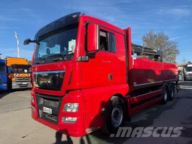 MAN TGX26.480BL/Baustoffwagen/Kran/HiabXS166K-2/Lenk Darus teherautók