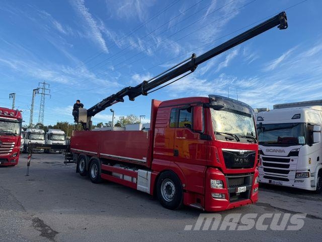 MAN TGX26.480BL/Baustoffwagen/Kran/HiabXS166K-2/Lenk Darus teherautók