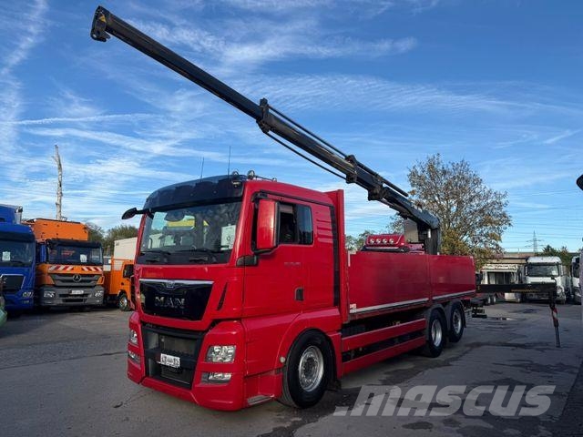 MAN TGX26.480BL/Baustoffwagen/Kran/HiabXS166K-2/Lenk Darus teherautók