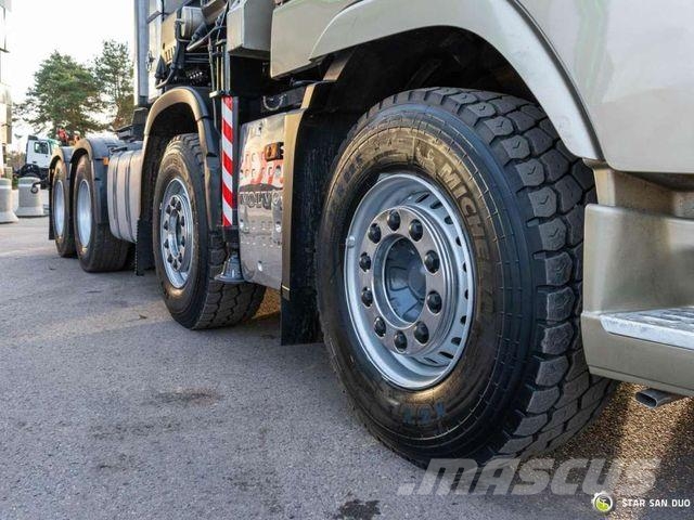 MAN VOLVO FH540 8x4 HIAB 477 E-6XS Crane Fly Jib Win Trekkers