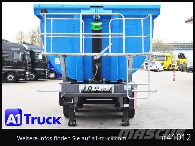 Meiller Euromix ca 24m³ Stahl, Lift SAF, Tageszulassun Kippladerauflieger
