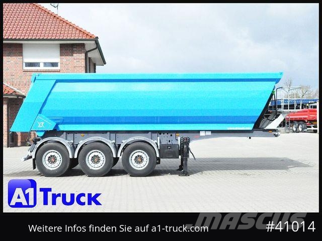 Meiller Euromix ca 27m³ Stahl, Lift SAF, Tageszulassun Kippladerauflieger