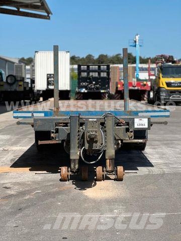 Meiller G18TS BDF Anhänger mit Plateau-Schlitten Containerframe trailers