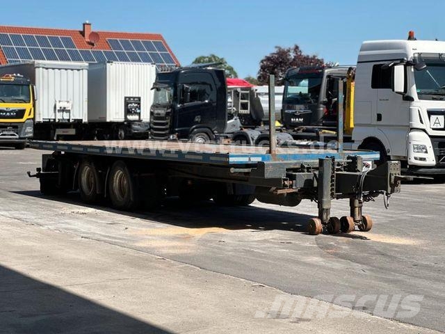 Meiller G18TS BDF Anhänger mit Plateau-Schlitten Containerframe trailers