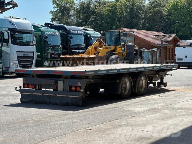 Meiller G18TS BDF Anhänger mit Plateau-Schlitten Containerframe trailers