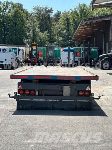 Meiller G18TS BDF Anhänger mit Plateau-Schlitten Containerframe trailers