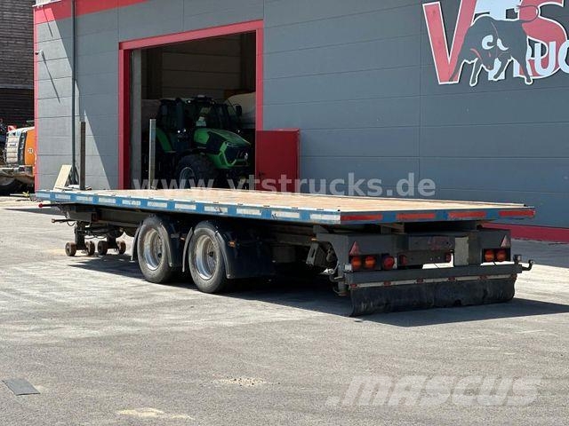 Meiller G18TS BDF Anhänger mit Plateau-Schlitten Containerframe trailers