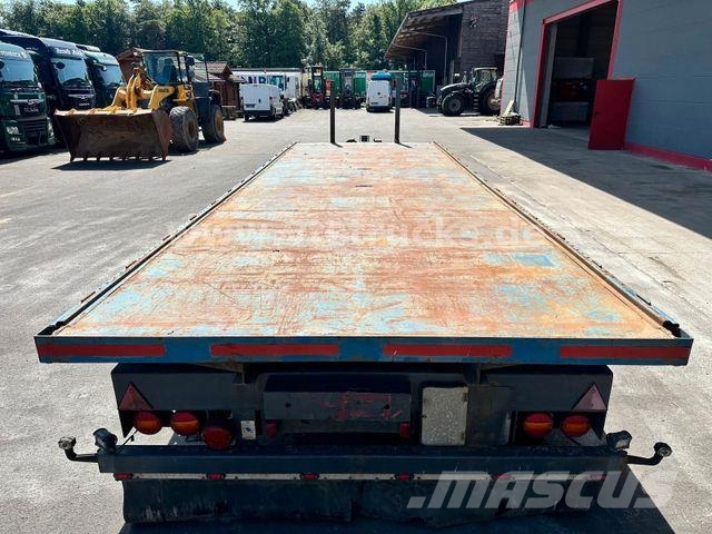 Meiller G18TS BDF Anhänger mit Plateau-Schlitten Containerframe trailers