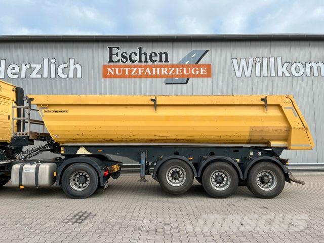 Meiller KISA3 25m³ Stahl*Luft/Lift*Rollplane*BPW*Stützen Kippladerauflieger