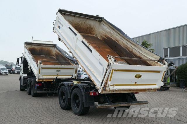 Meiller MZDA 18/23 M, Stahl, BPW, Luft, Tandem, Kamera Tipper trailers
