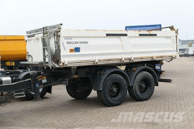 Meiller MZDA 18/23 M, Stahl, BPW, Luft, Tandem, Kamera Tipper trailers