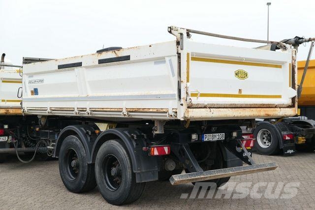 Meiller MZDA 18/23 M, Stahl, BPW, Luft, Tandem, Kamera Tipper trailers