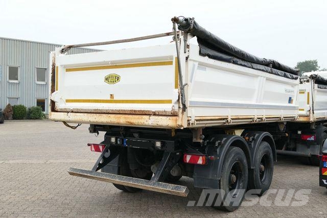 Meiller MZDA 18/23 M, Stahl, BPW, Luft, Tandem, Kamera Tipper trailers