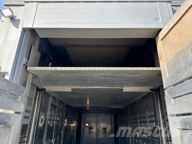  Menke-Janzen 2.Stock Viehanhänger * Hubdach* Tränk Remorci transport animale