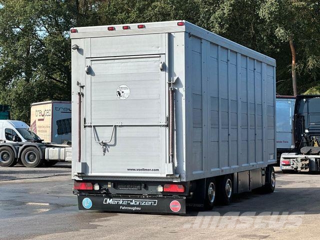  Menke-Janzen 2.Stock Viehanhänger * Hubdach* Tränk Remorci transport animale