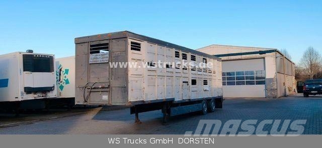  Menke-Janzen 2 Stock Viehauflieger | Spindel Polprikolice za prevoz živine