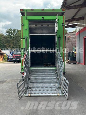 Menke-Janzen 3.Stock & Aggregat/Hubdach/BPW/54 Dyretransport tilhenger