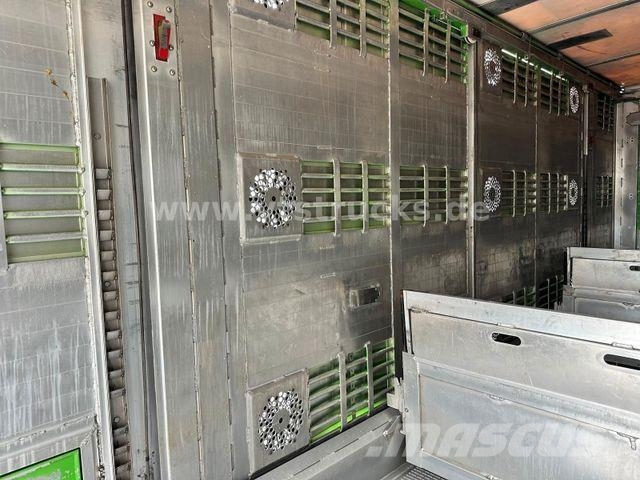 Menke-Janzen 3.Stock & Aggregat/Hubdach/BPW/54 Dyretransport tilhenger