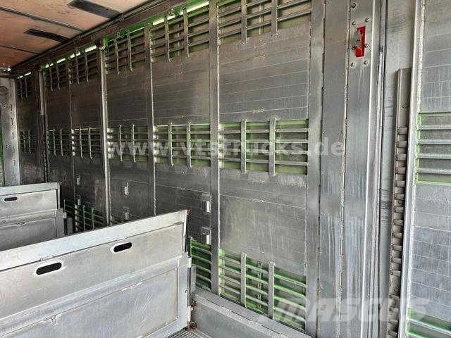 Menke-Janzen 3.Stock & Aggregat/Hubdach/BPW/54 Dyretransport tilhenger