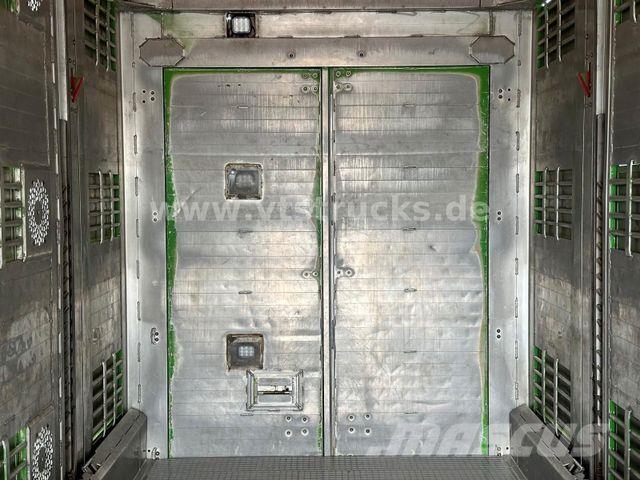 Menke-Janzen 3.Stock & Aggregat/Hubdach/BPW/54 Dyretransport tilhenger