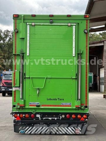 Menke-Janzen 3.Stock & Aggregat/Hubdach/BPW/54 Dyretransport tilhenger
