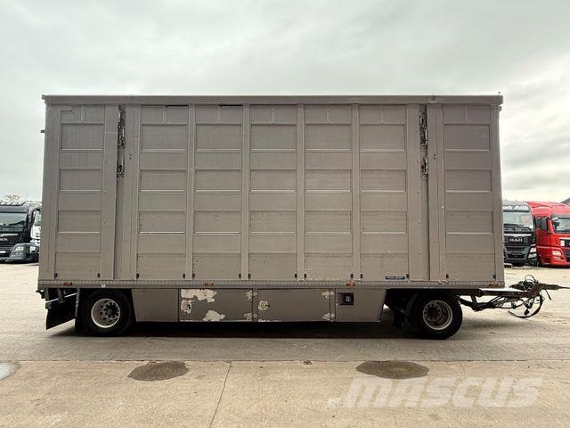  Menke-Janzen 4.Stock Viehanhänger Hubdach/Tränke/6 Dzīvnieku transportēšanas piekabes