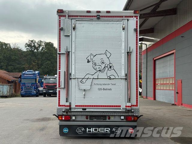  Menke-Janzen 4.Stock Viehanhänger Hubdach/Tränke/6 Dzīvnieku transportēšanas piekabes