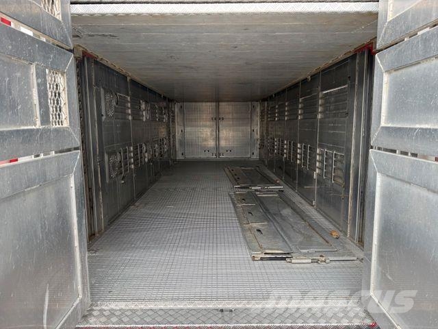  Menke-Janzen 4.Stock Viehanhänger Hubdach/Tränke/6 Dzīvnieku transportēšanas piekabes