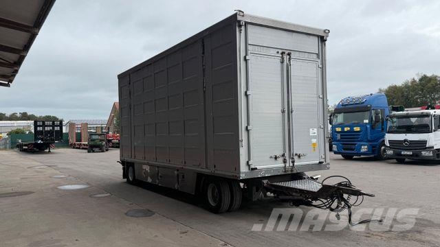  Menke-Janzen 4.Stock Viehanhänger Hubdach/Tränke/6 Dzīvnieku transportēšanas piekabes