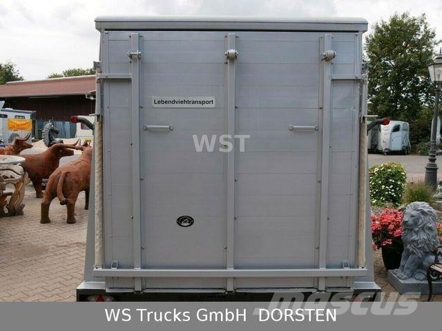 Menke-Janzen Einstock Tandem Viehanhänger ohne TÜV 動物運輸拖車