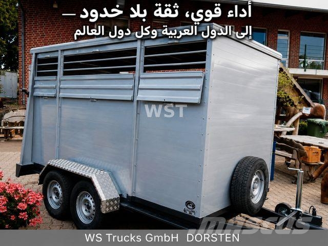 Menke-Janzen Einstock Tandem Viehanhänger ohne TÜV 動物運輸拖車