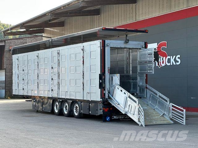 Menke-Janzen SA 39 4.Stock Hubdach Ladelift Tränka Polprikolice za prevoz živine