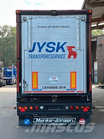 Menke-Janzen SA 39 4.Stock Hubdach Ladelift Tränka Polprikolice za prevoz živine
