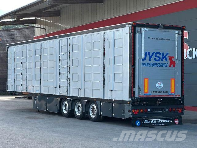 Menke-Janzen SA 39 4.Stock Hubdach Ladelift Tränka Polprikolice za prevoz živine