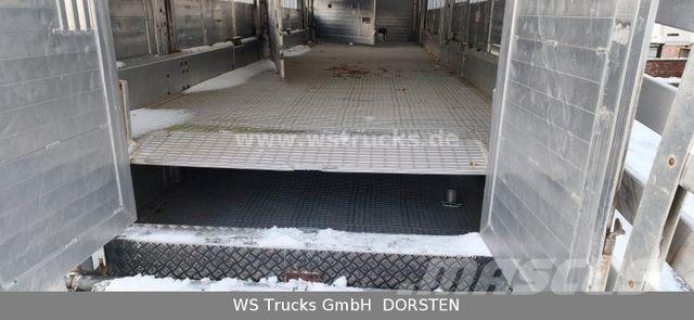 Menke-Janzen Tandem 3 Achsen 2 Stock Eigenes Aggre Viehtransportanhänger