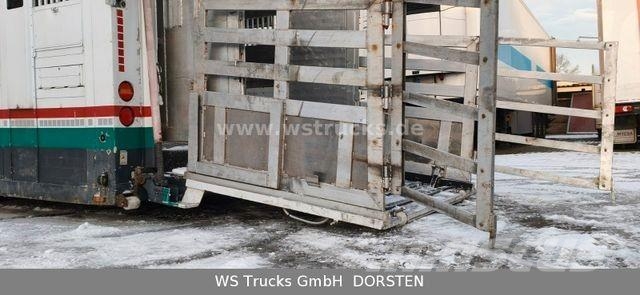 Menke-Janzen Tandem 3 Achsen 2 Stock Eigenes Aggre Viehtransportanhänger