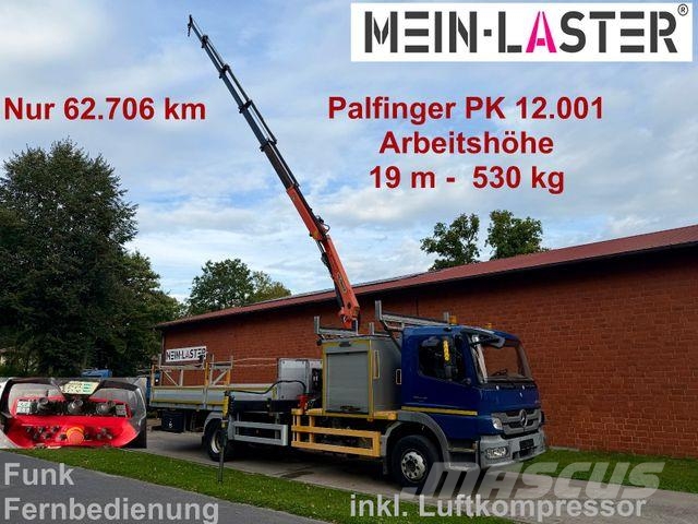 Mercedes-Benz 1523 Atego PK 12001 19m Funk 62.706 km Tovornjaki z žerjavom