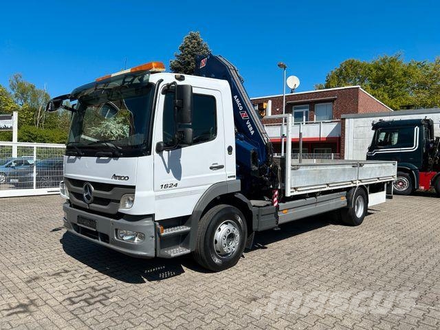 Mercedes-Benz 1624 Atego Pritsche + Amco Veba Kran 4x2 起重车