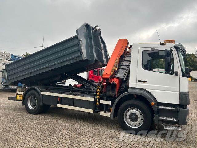 Mercedes-Benz 1823 Atego Abroller+PK11502 Kran+Abrollcontainer Kotalni prekucni tovornjaki