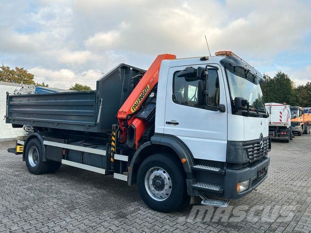 Mercedes-Benz 1823 Atego Abroller+PK11502 Kran+Abrollcontainer Kotalni prekucni tovornjaki