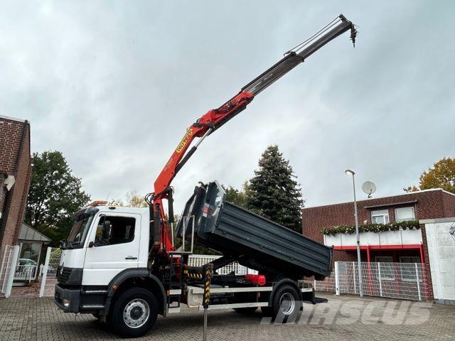 Mercedes-Benz 1823 Atego Abroller+PK11502 Kran+Abrollcontainer Kotalni prekucni tovornjaki