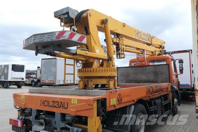 Mercedes-Benz 1824 4x2, Effer 39000BL 2S, 29m, Funk, Seilwinde Camiones grúa