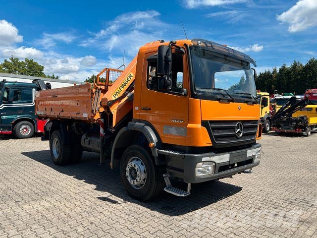 Mercedes-Benz 1828 3Skipper + PKG 12001 Kran 4x2 Billenő teherautók