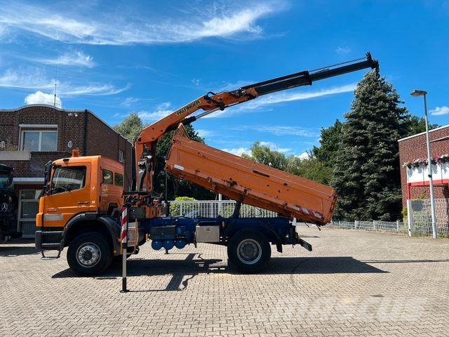 Mercedes-Benz 1828 3Skipper + PKG 12001 Kran 4x2 Billenő teherautók