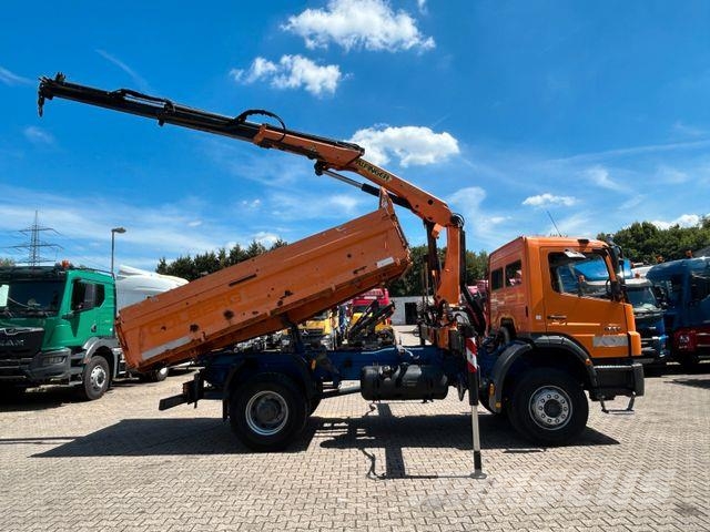 Mercedes-Benz 1828 3Skipper + PKG 12001 Kran 4x2 Billenő teherautók