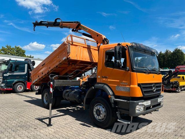 Mercedes-Benz 1828 3Skipper + PKG 12001 Kran 4x2 Billenő teherautók