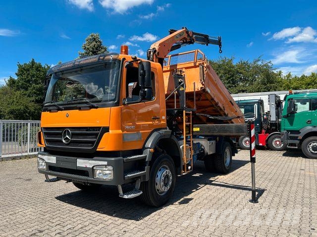 Mercedes-Benz 1828 3Skipper + PKG 12001 Kran 4x2 Billenő teherautók